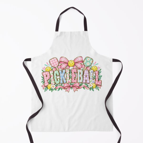 Item preview, Pastel Floral Pickleball with Pink Bows and Patterned Letters designed and sold by Winarrts.