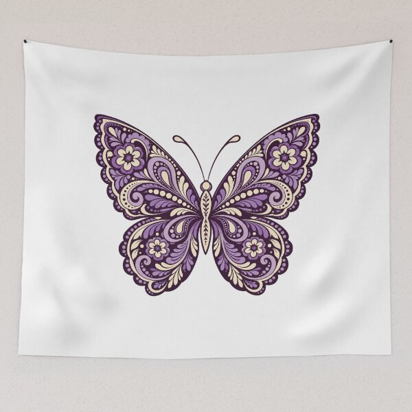 Item preview, Purple Paisley Butterfly designed and sold by AMICO77.