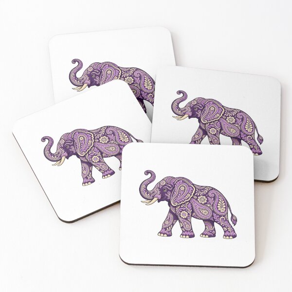 Item preview, Purple Paisley Elephant designed and sold by AMICO77.