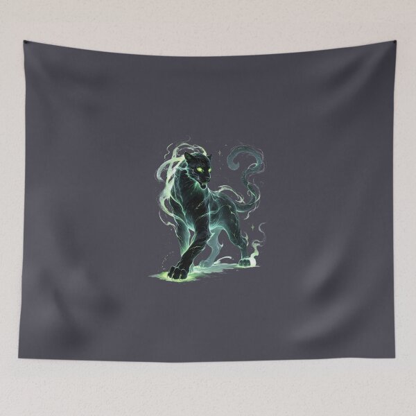 Item preview, Mystic Black Panther with Green Energy designed and sold by BladiWChampion.