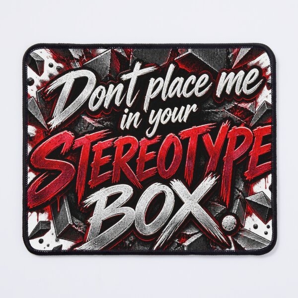 Item preview, Don't Place Me in Your Stereotype Box | Break Labels & Defy Expectations Statement designed and sold by KBOX CULTURE WEAR.