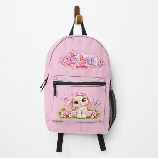 Item preview, Isabella Little Bunny Princess – Cute Pastel Butterfly Kids Backpack designed and sold by HO•Designs.