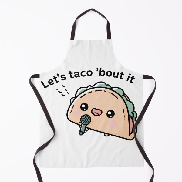 Item preview, Cute Kawaii Let's Taco Bout It Podcast Pun designed and sold by Oddlycuteart .