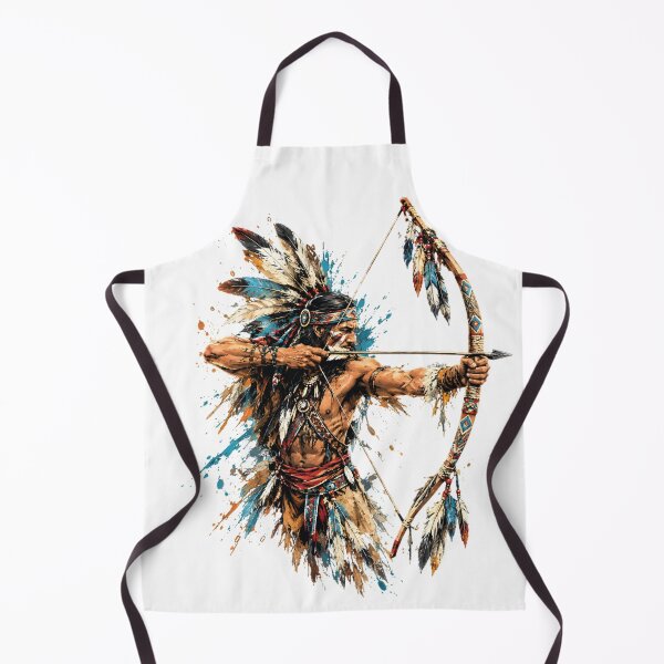 Item preview, Native American Indian Chief Bow Arrow Heritage Design designed and sold by VISIONSTURME.