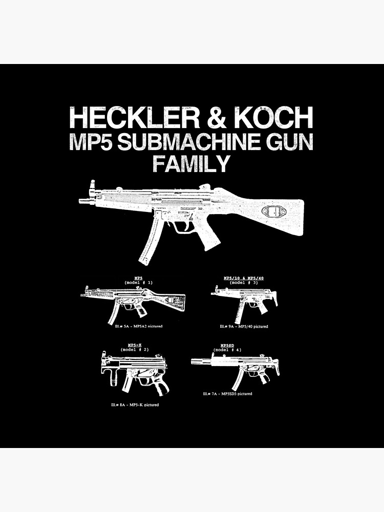 MP5 SUBMACHINE GUN FAMILY by hvrvmi