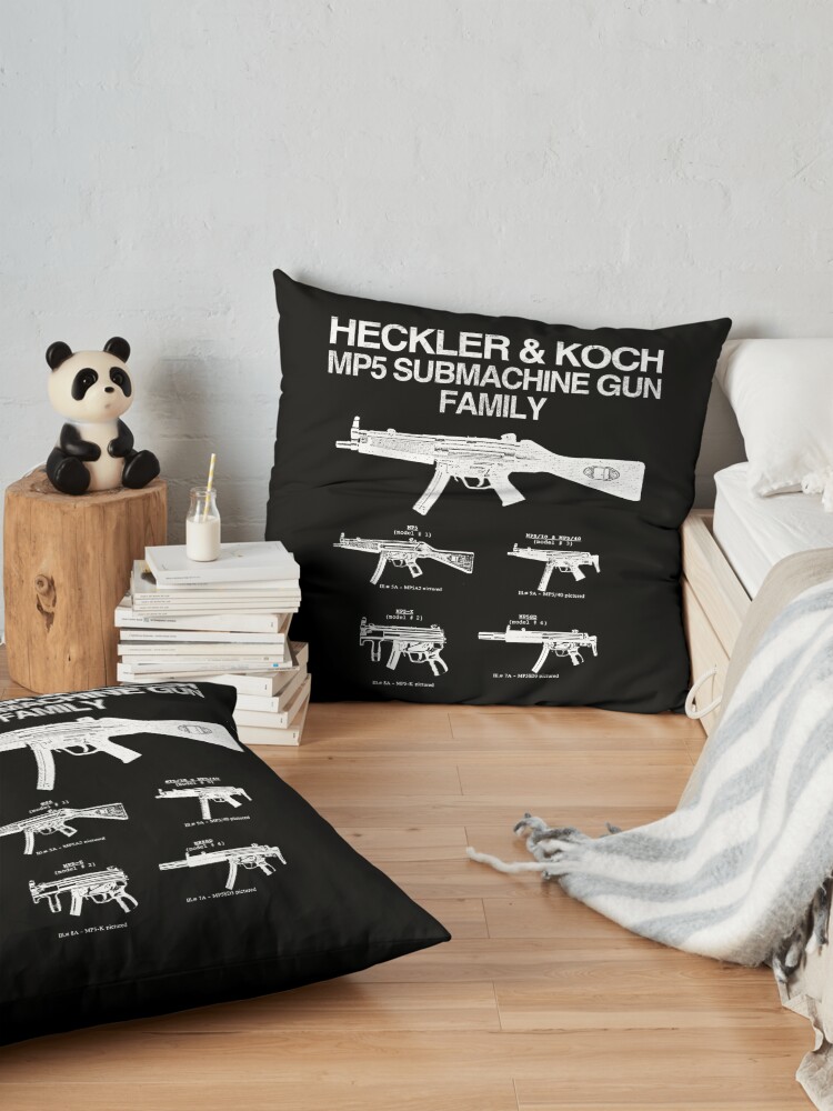 Alternate view of MP5 SUBMACHINE GUN FAMILY Floor Pillow