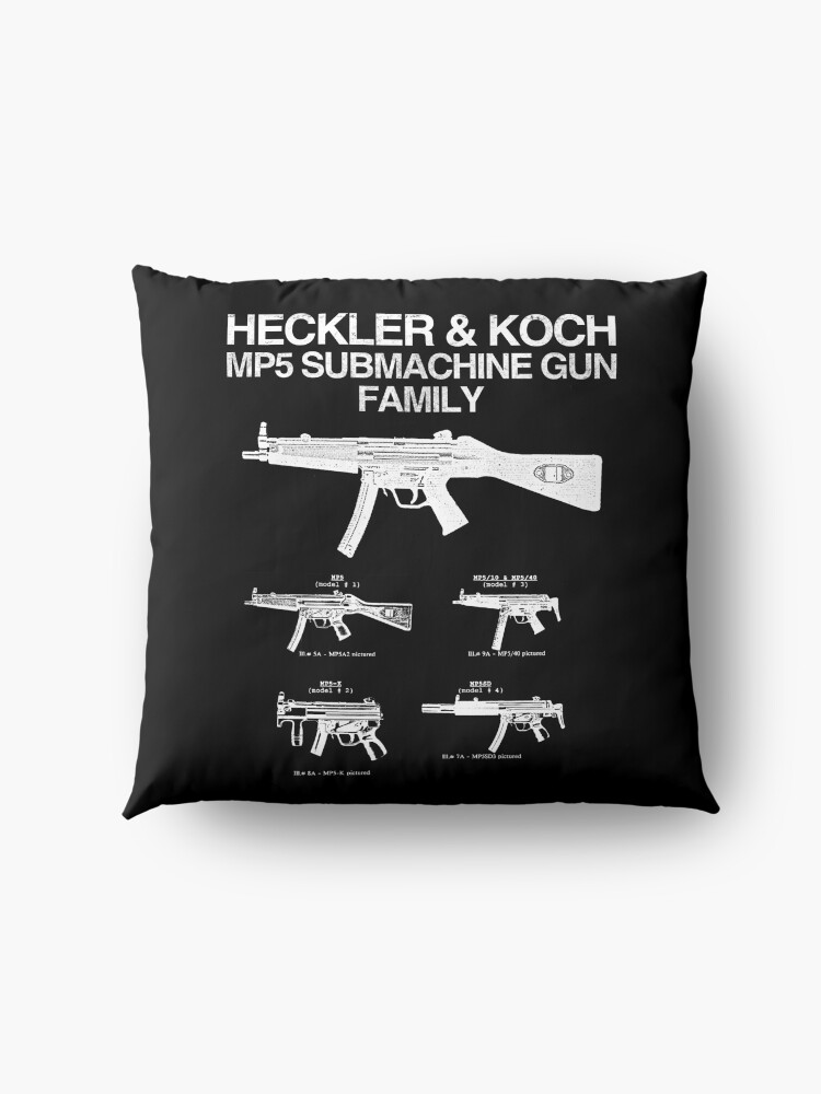 Alternate view of MP5 SUBMACHINE GUN FAMILY Floor Pillow