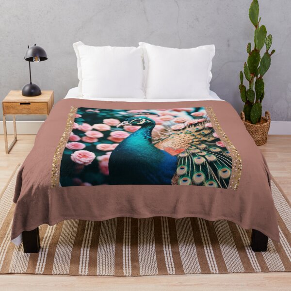 Item preview, Rose Gold Peacock designed and sold by lifeinspired4u.