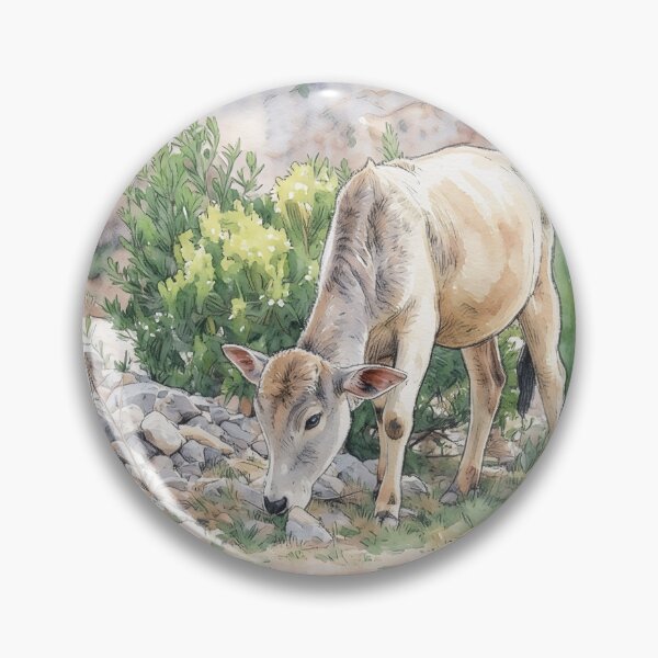 Item preview, Baby cow in Watercolor designed and sold by tomorrowsart.