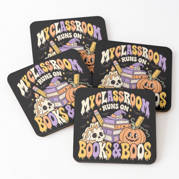 Item preview, bookish halloween teacher books and boos designed and sold by kofundesigns.