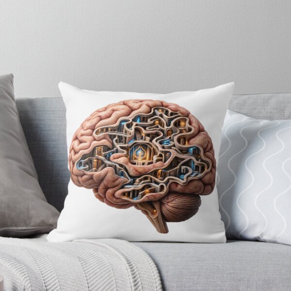 Item preview, The Architecture of the Mind – Human Brain Labyrinth designed and sold by builtforyou.