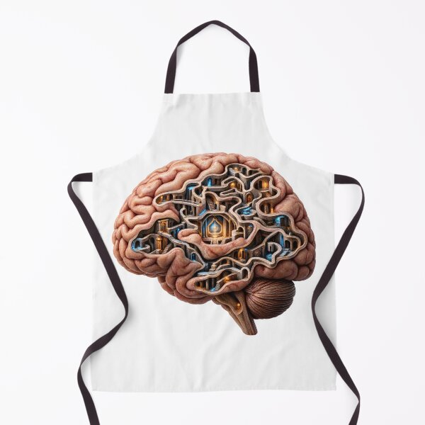 Item preview, The Architecture of the Mind – Human Brain Labyrinth designed and sold by builtforyou.