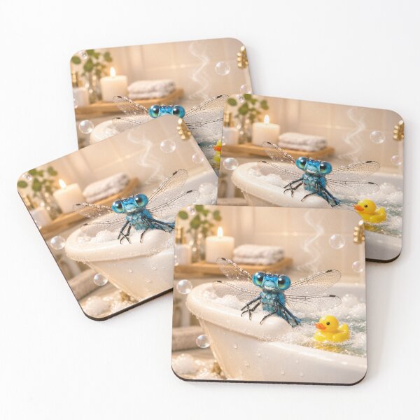 Item preview, Blue Dragonfly Spa Bubble Bath designed and sold by Sillytoe.