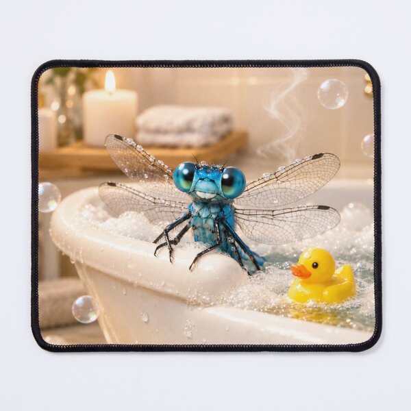 Item preview, Blue Dragonfly Spa Bubble Bath designed and sold by Sillytoe.