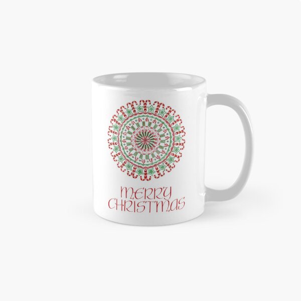Item preview, Christmas Candy Watercolor Mandala designed and sold by RBancroftStudio.