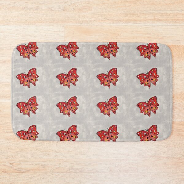 Item preview, Red Butterfly on Soft Gray Background designed and sold by CreationsbyGio.