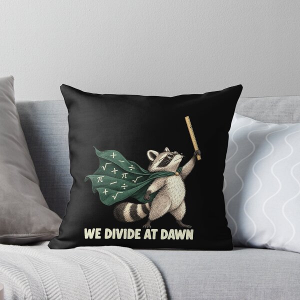 Item preview, Funny Raccoon Arithmetic Duel: We Divide at Dawn designed and sold by elderberry.