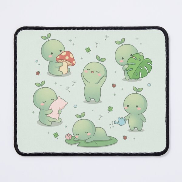 Item preview, Cute Sprout Characters Set - Kawaii Plant Sprout Buddies designed and sold by Driesman.