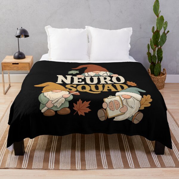 Item preview, Nuero SQUAD Nurse Gnomes Bring Fall Team Spirit designed and sold by FreshVibe Prints.