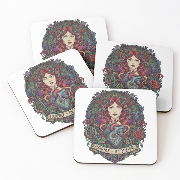 Item preview, Bohemian Goddess Floral Art Nouveau Illustration designed and sold by Velvet Hex.