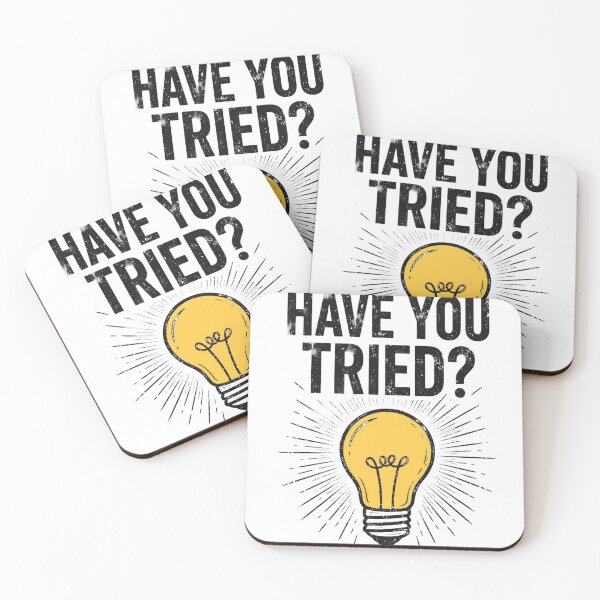Item preview, Have You Tried Funny Lightbulb Idea designed and sold by ThePrintArt.