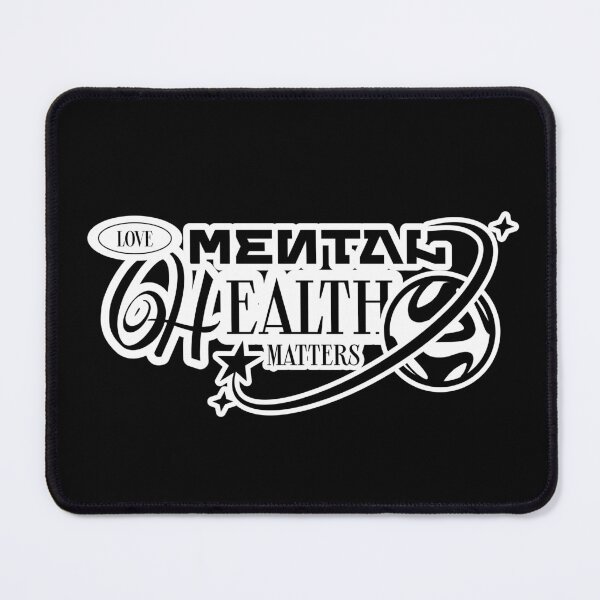 Item preview, MENTAL HEALTH - Matters Y2k logo (White) designed and sold by Discothreadz.