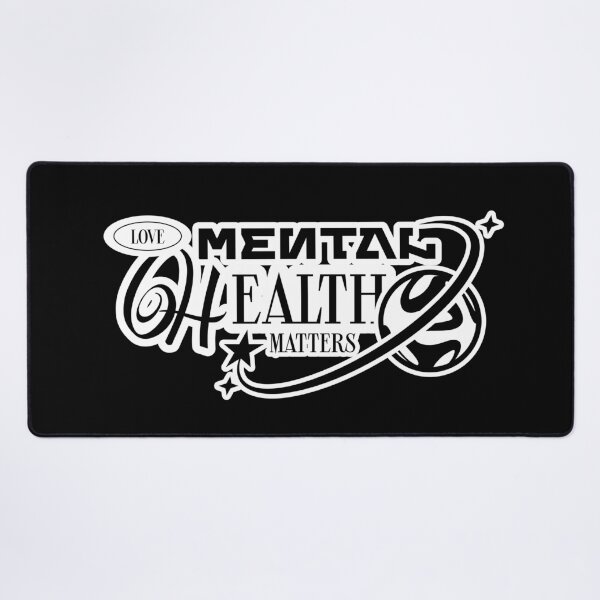 Item preview, MENTAL HEALTH - Matters Y2k logo (White) designed and sold by Discothreadz.