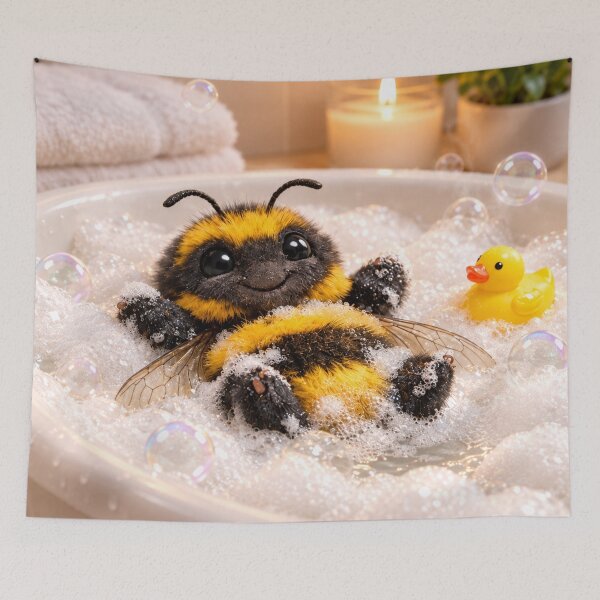 Item preview, Bumblebee Cozy Bubble Bath designed and sold by Sillytoe.