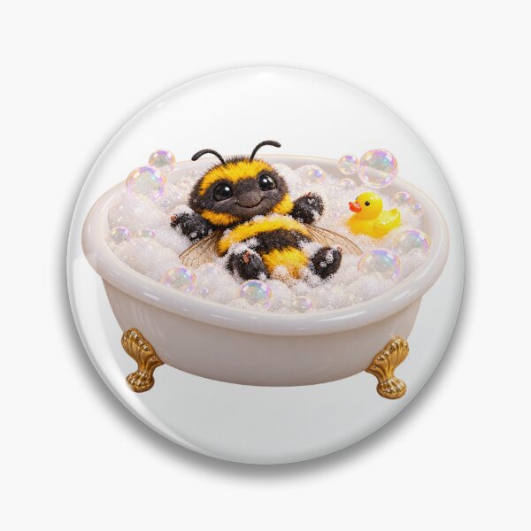 Item preview, Bumblebee Bathtub Spa Day designed and sold by Sillytoe.