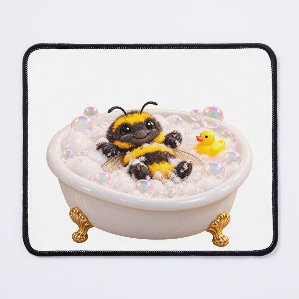 Item preview, Bumblebee Bathtub Spa Day designed and sold by Sillytoe.
