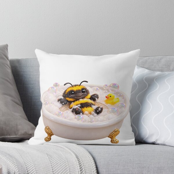 Item preview, Bumblebee Bathtub Spa Day designed and sold by Sillytoe.
