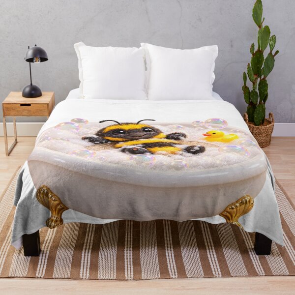 Item preview, Bumblebee Bathtub Spa Day designed and sold by Sillytoe.