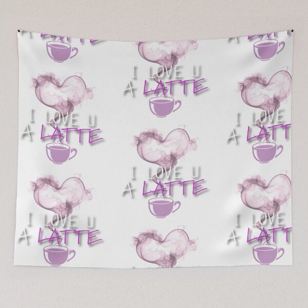 Item preview, I love you a Latte designed and sold by MyBottomShelf.