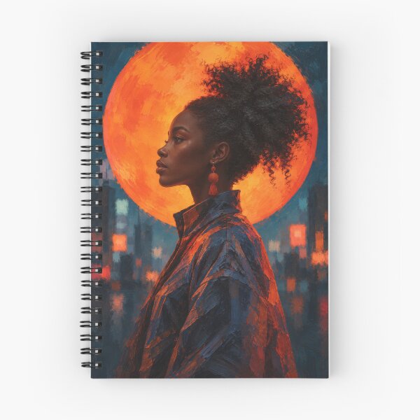 Item preview, Afrofuturism image of woman too designed and sold by RoseShop2093.