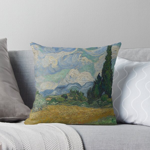 Item preview, Wheat Field with Cypresses by Vincent van Gogh designed and sold by avatar-atla-art.