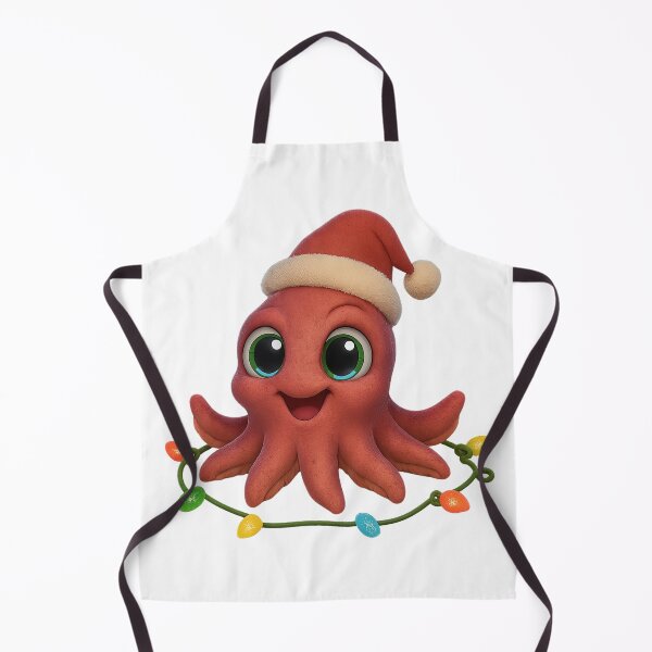Item preview, Playful Colossal Squid Christmas designed and sold by Sillytoe.