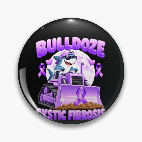 Item preview, Bulldoze Cystic Fibrosis With a Shark designed and sold by elderberry.