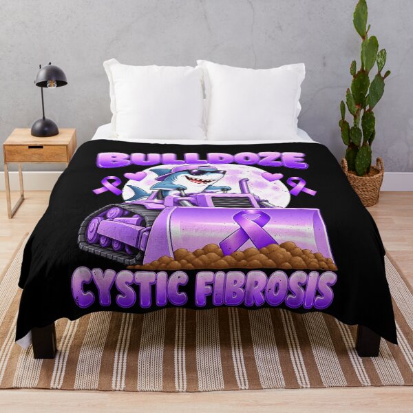 Item preview, Bulldoze Cystic Fibrosis With a Shark designed and sold by elderberry.