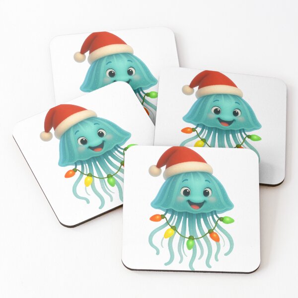 Item preview, Navidad de medusas peine caprichosas designed and sold by Sillytoe.