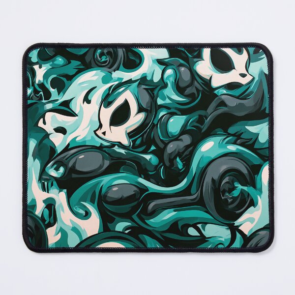 Item preview, Teal Ghost Spirits Swirl Pattern Art designed and sold by Lunat1kk.