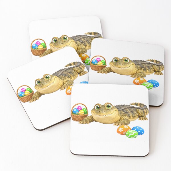 Item preview, Playful Nile Crocodile Easter designed and sold by Sillytoe.
