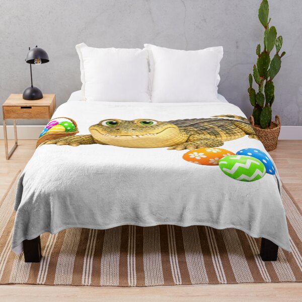 Item preview, Playful Nile Crocodile Easter designed and sold by Sillytoe.