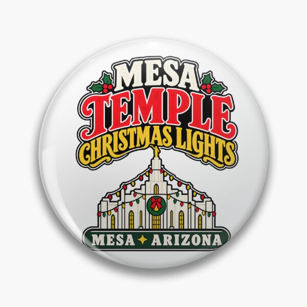 Item preview, Mesa Arizona Temple Christmas Lights December Holiday Visit Family Gift designed and sold by IRON WINGS /USAF.