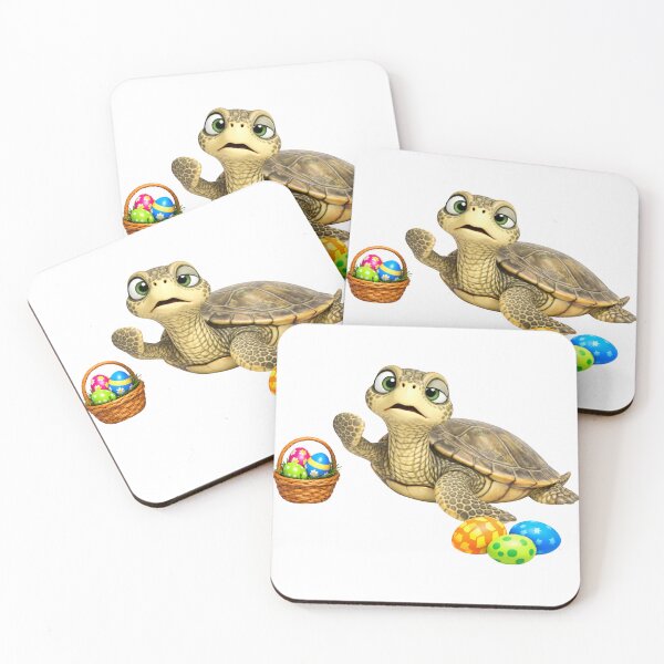 Item preview, Cheerful Olive Ridley Sea Turtle Easter designed and sold by Sillytoe.