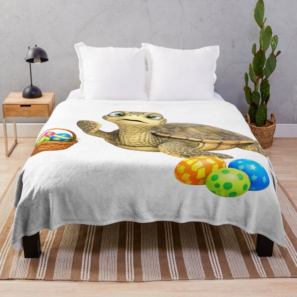 Item preview, Cheerful Olive Ridley Sea Turtle Easter designed and sold by Sillytoe.