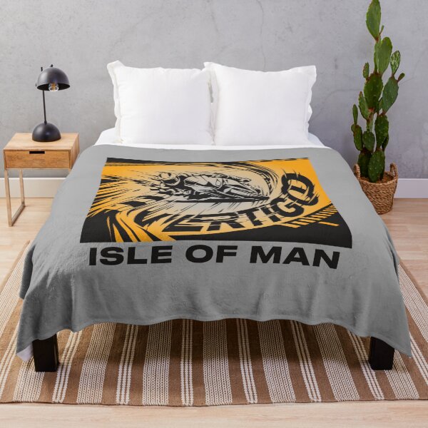 Item preview, Isle of Man Vertigo Motorcycle Racing Superbike Yellow Graphic designed and sold by KiwiRider.