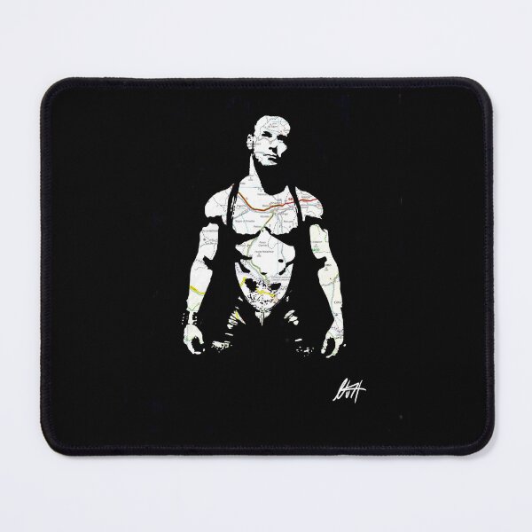 Item preview, Toned daddy In Leather Singlet Map Art By NLMKArtStudio designed and sold by NLMKArtStudio.