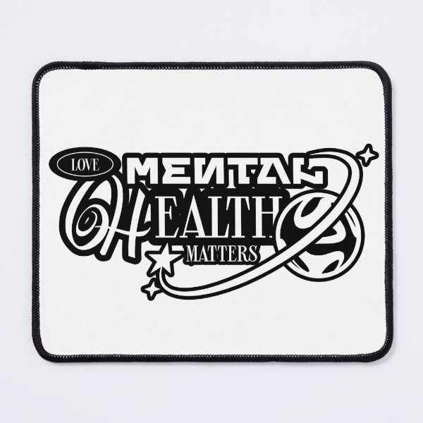 Item preview, MENTAL HEALTH - Matters Y2k logo (Black) designed and sold by Discothreadz.
