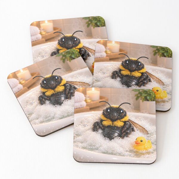 Item preview, Carpenter Bee Cozy Bubble Bath designed and sold by Sillytoe.