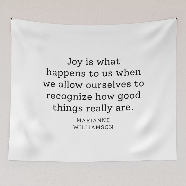 Item preview, Joy by Marianne Williamson Quote  designed and sold by corbrand.